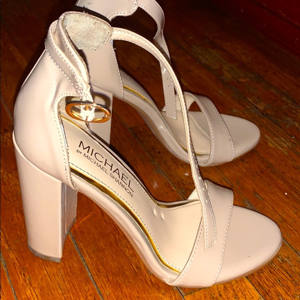 Worn once Michael Shannon Nude Heels